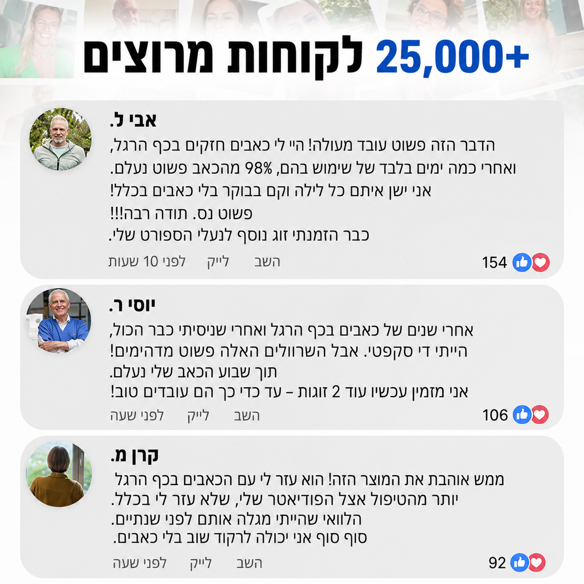 KORVA™ - שרוולים לכף הרגל