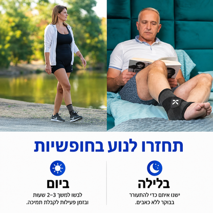 KORVA™ - שרוולים לכף הרגל
