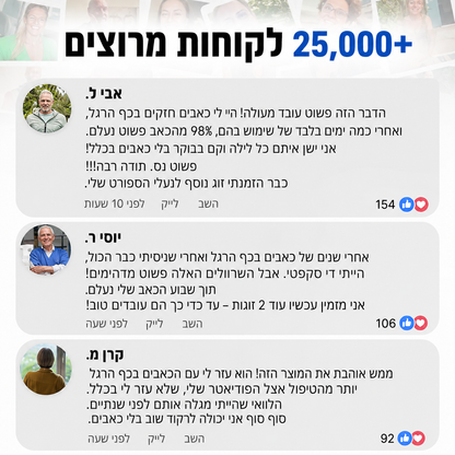 KORVA™ - שרוולים לכף הרגל